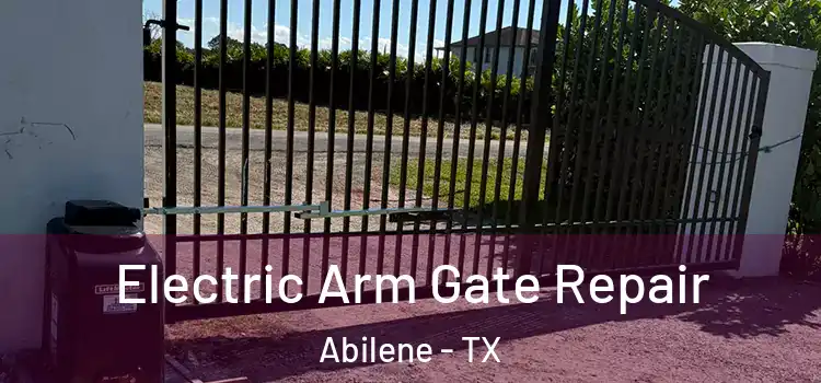 Electric Arm Gate Repair Abilene - TX