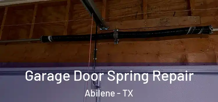  Garage Door Spring Repair Abilene - TX