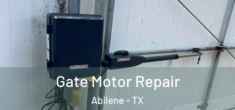 Gate Motor Repair Abilene - TX
