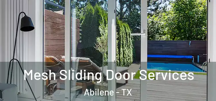 Mesh Sliding Door Services Abilene - TX